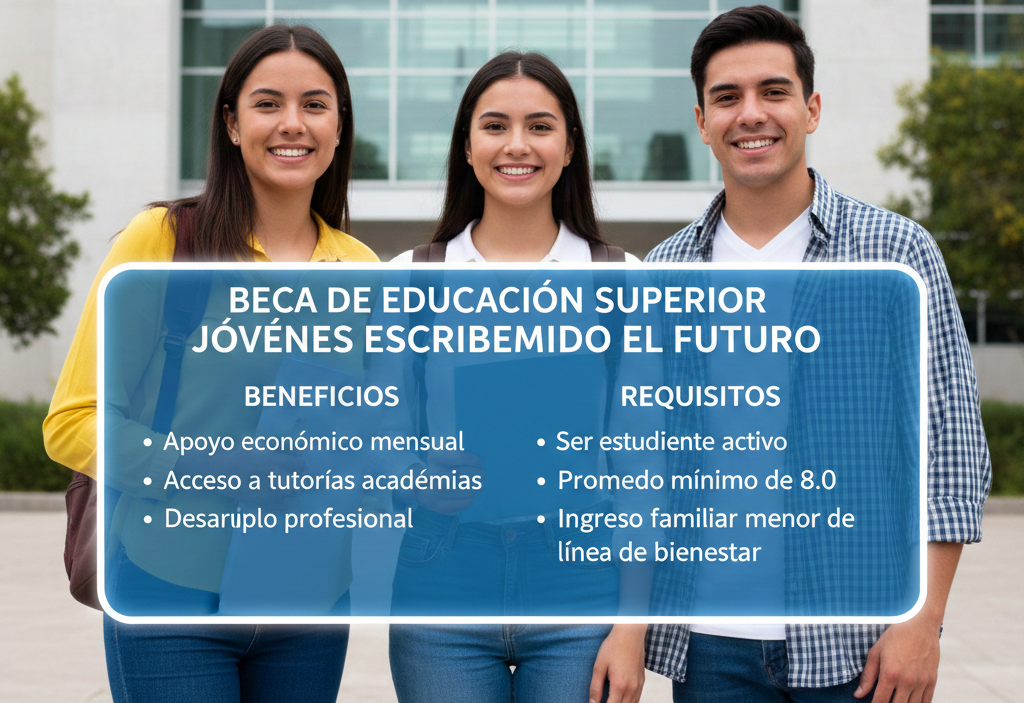 Lee más sobre el artículo Beca de Educación Superior Jóvenes Escribiendo el Futuro