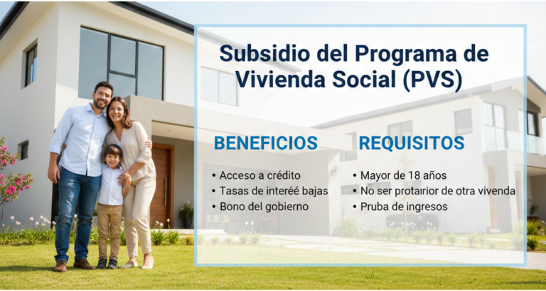Lee más sobre el artículo Subsidio del Programa de Vivienda Social (PVS)