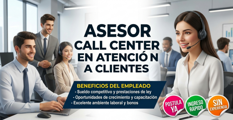 Lee más sobre el artículo Asesor call center en atención a clientes 📞📚