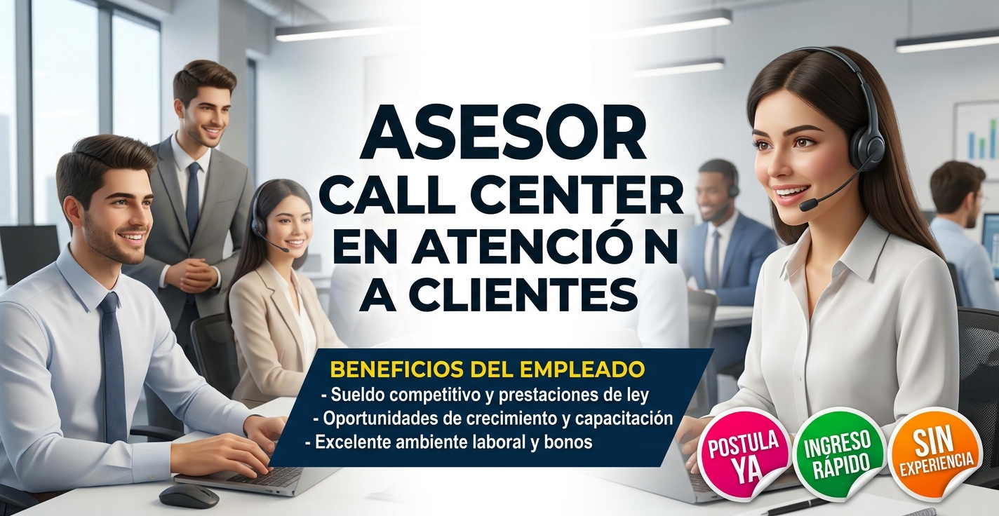 Lee más sobre el artículo Asesor call center en atención a clientes 📞📚