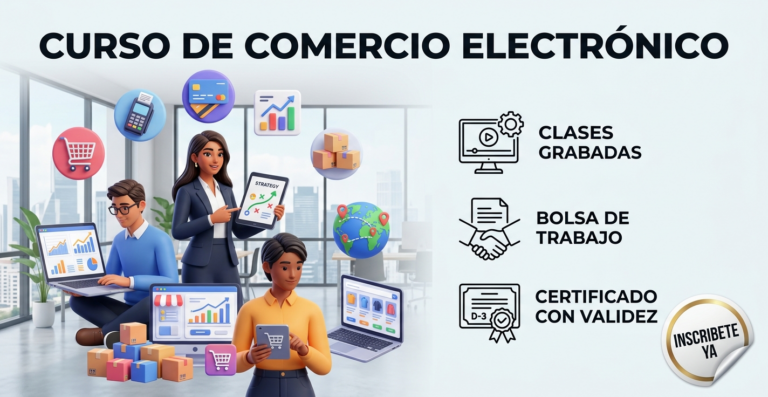 Lee más sobre el artículo Curso de Comercio Electrónico 📣📊