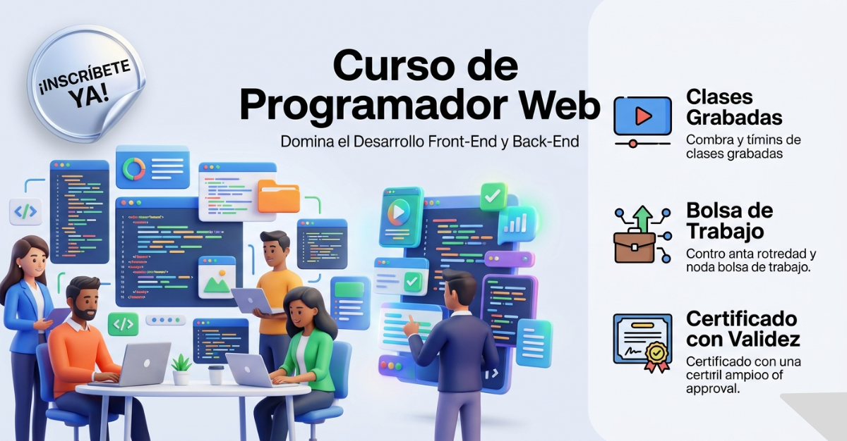 En este momento estás viendo Curso de Programador Web 📞💻